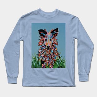 WIZ Dog Painting Long Sleeve T-Shirt